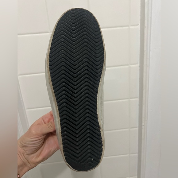 Golden Goose Super-Star Python Sneakers Blue Glitter Heel - Size 38 - Picture 2 of 14